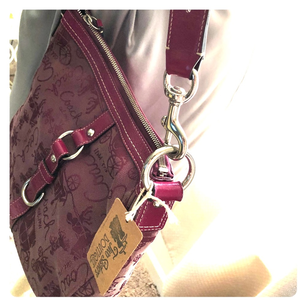 COPY - Coach crossbody in plum**CLEARANCE!!!